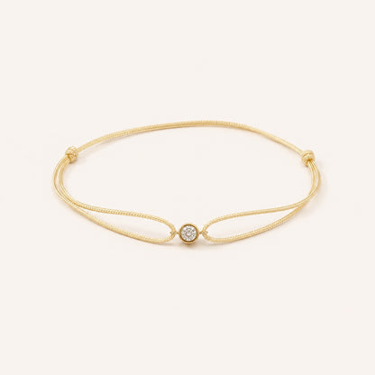 Threads Crystal Cord Bracelet