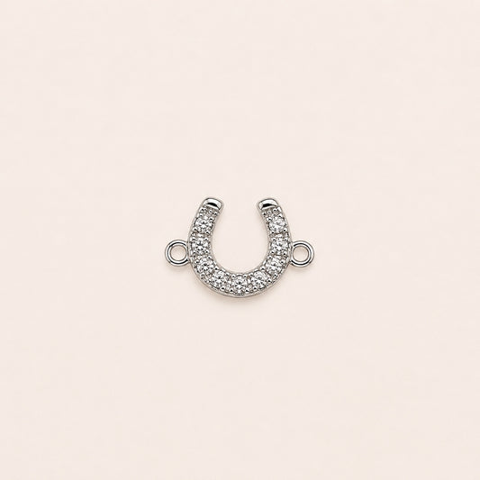 Sterling silver horseshoe charm for permanent jewellery