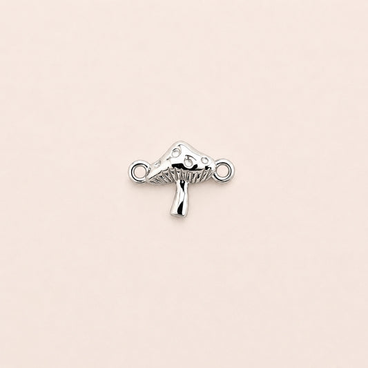 sterling silver mushroom permanent jewellery charm