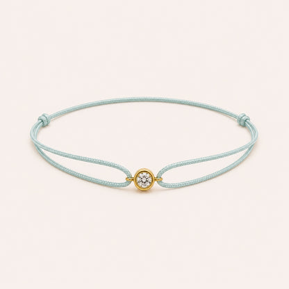 Weld Crystal Cord Friendship Bracelet
