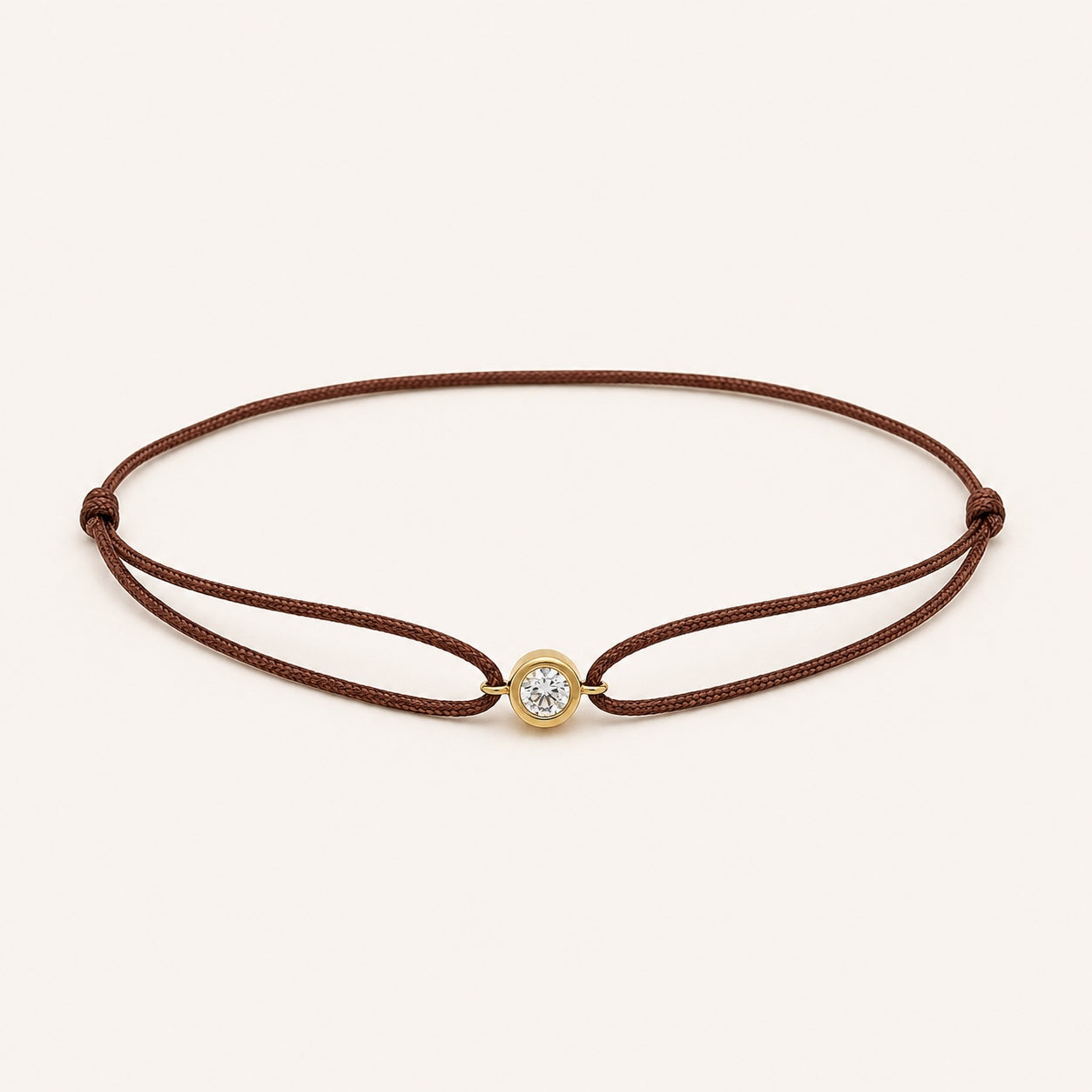 Weld Crystal Cord Friendship Bracelet