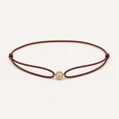 Weld Crystal Cord Friendship Bracelet