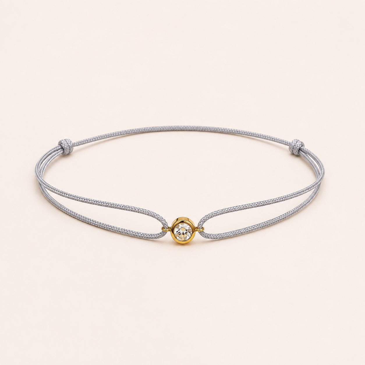 Weld Crystal Cord Friendship Bracelet