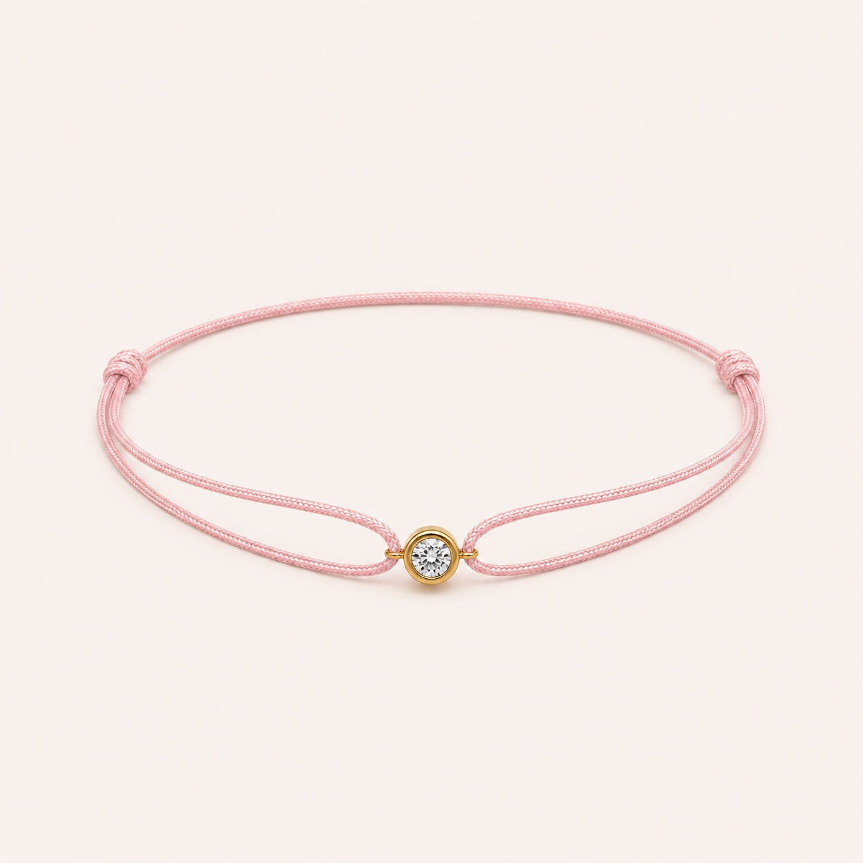 Weld Crystal Cord Friendship Bracelet