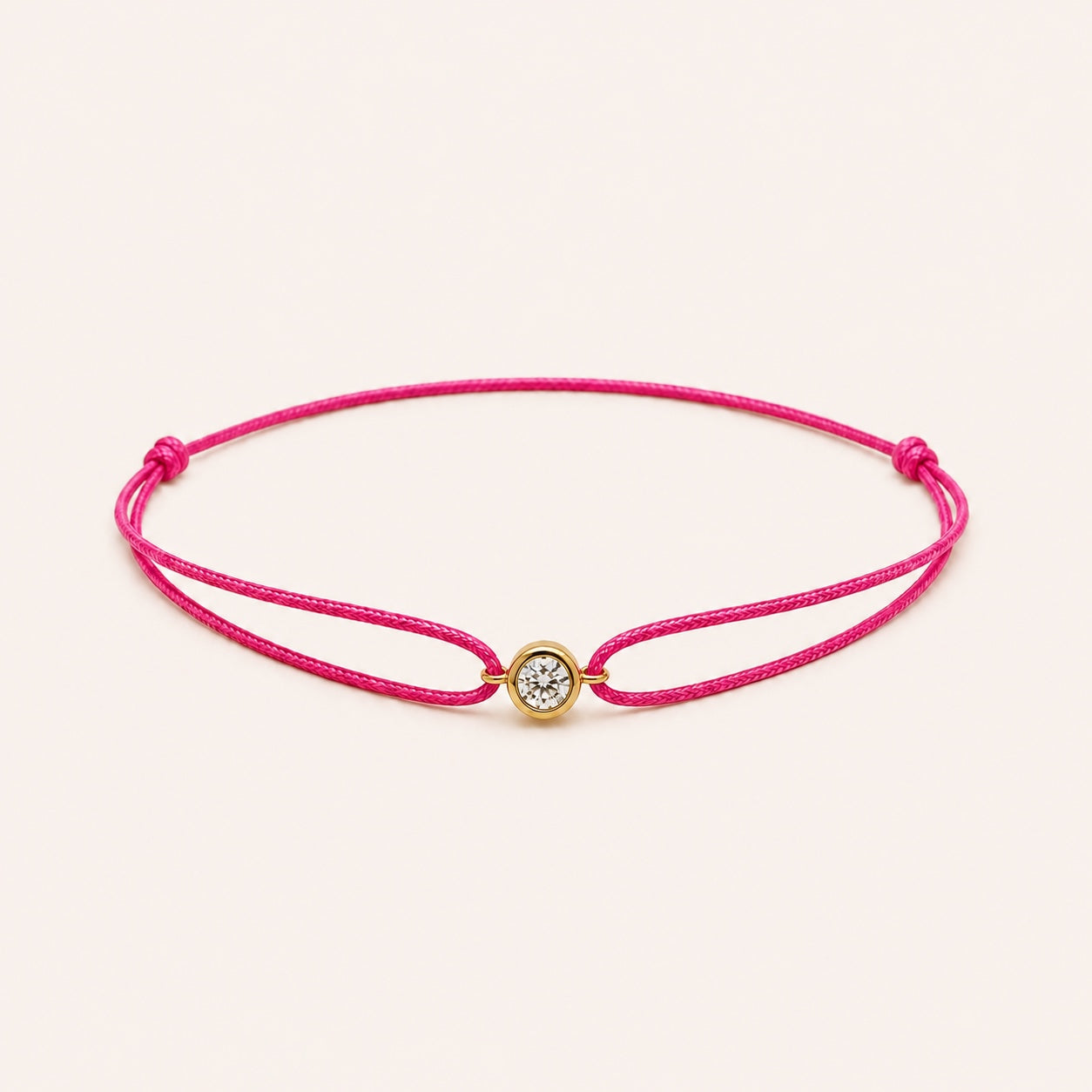 Weld Crystal Cord Friendship Bracelet