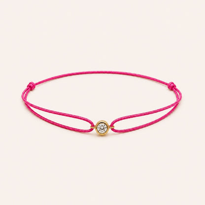 Weld Crystal Cord Friendship Bracelet