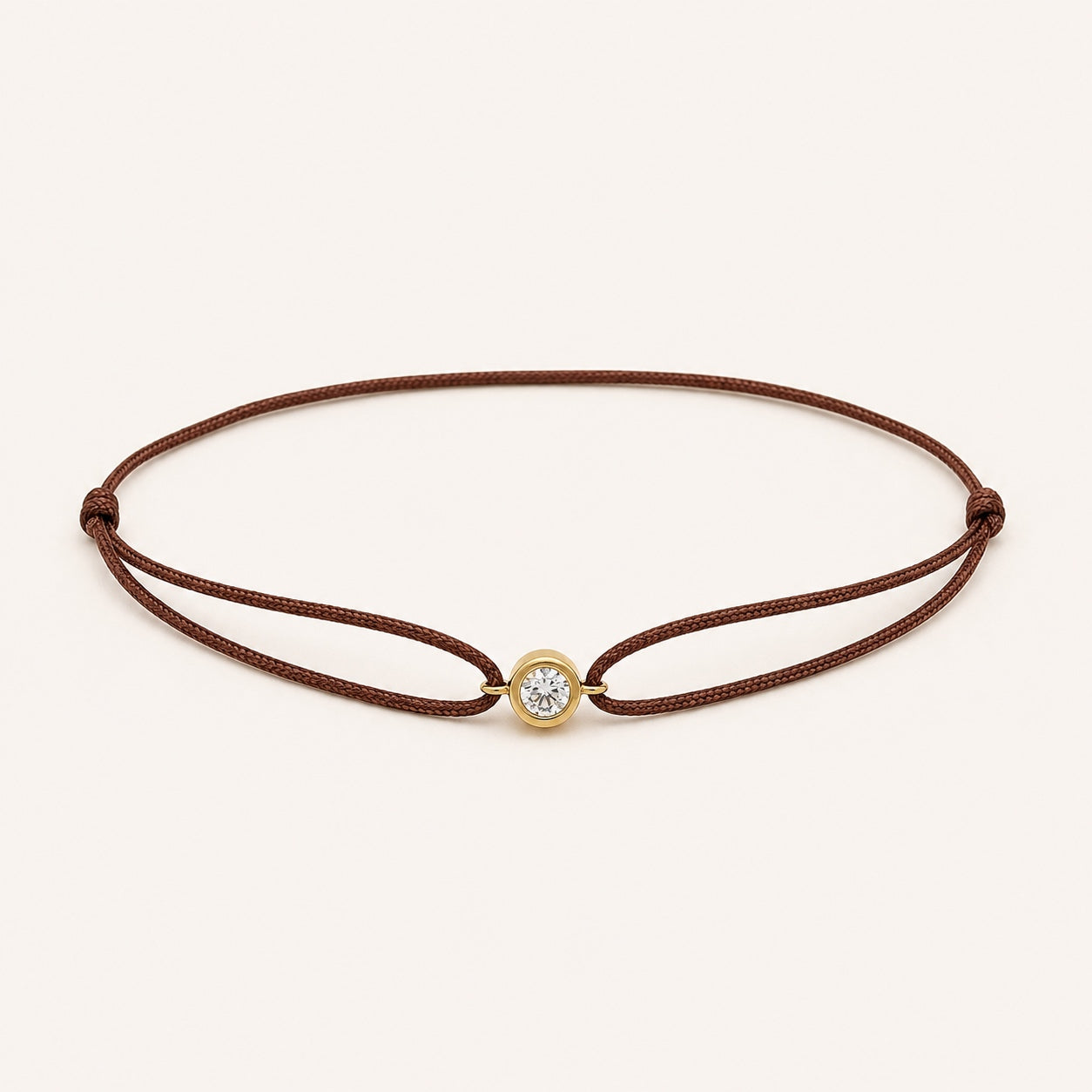 Weld Crystal Cord Friendship Bracelet