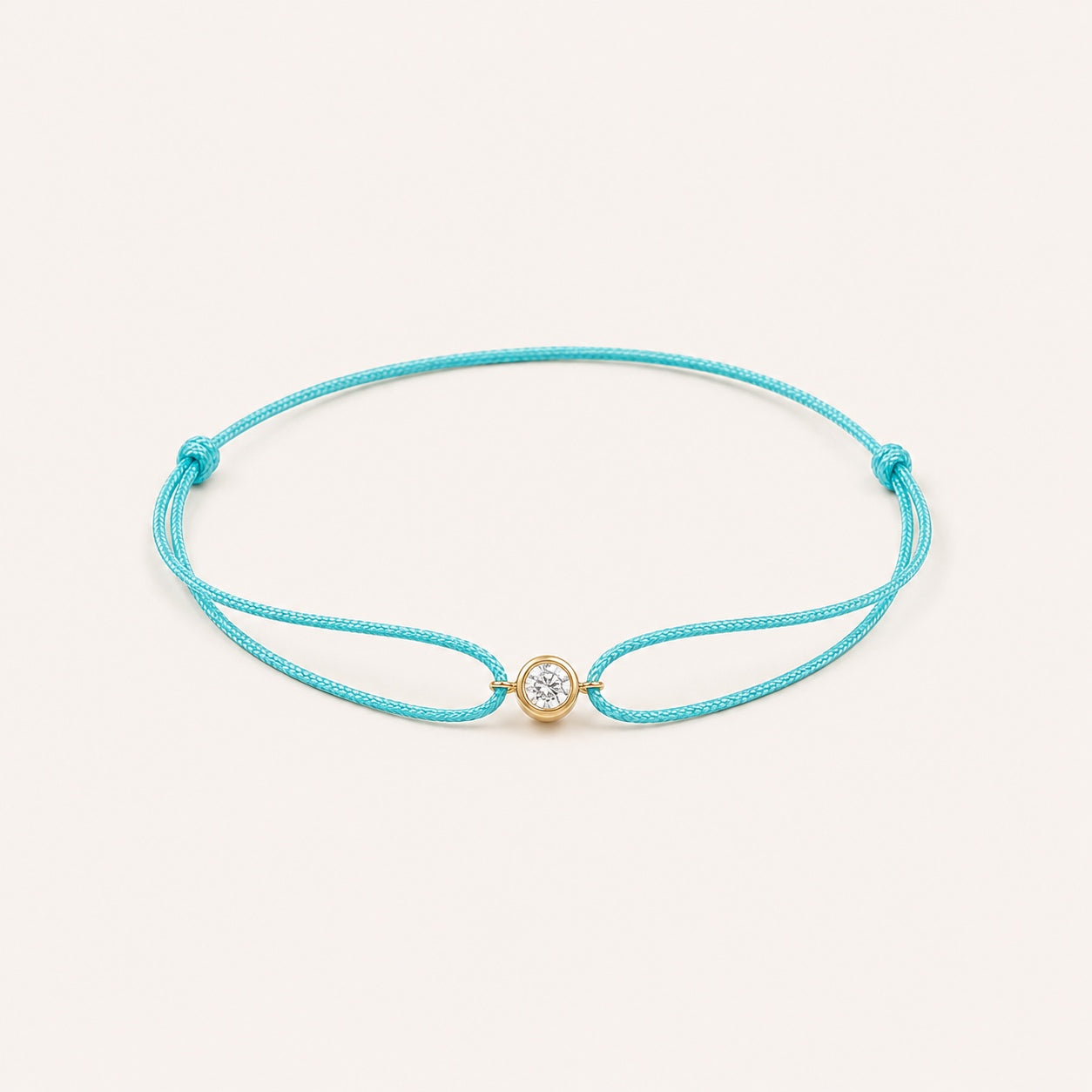 Threads Crystal Cord Bracelet